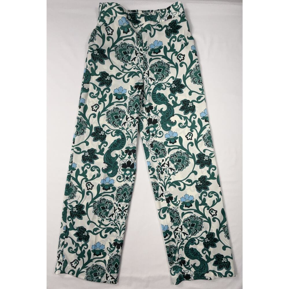 Rachel Zoe Women Notch Lapel Printed Satin Blazer and pants suit set Sz XS - Picture 5 of 16